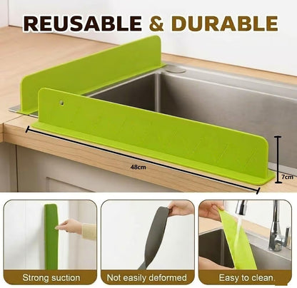 Kitchen Sink Splash Guard – Water Barrier