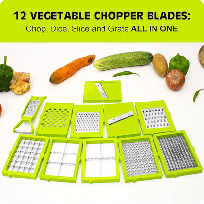 12 in 1 Multi-Purpose Vegetable and Fruit Chopper