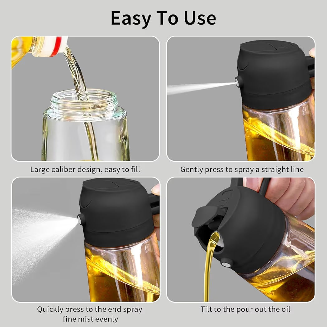2-in-1 Oil Dispenser & Sprayer
