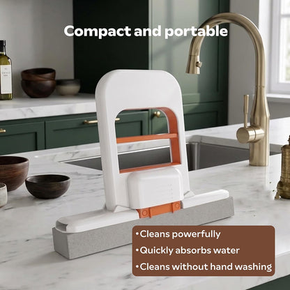 Mini Foldable Mop for Kitchen & Home – Compact Floor Cleaning Mop