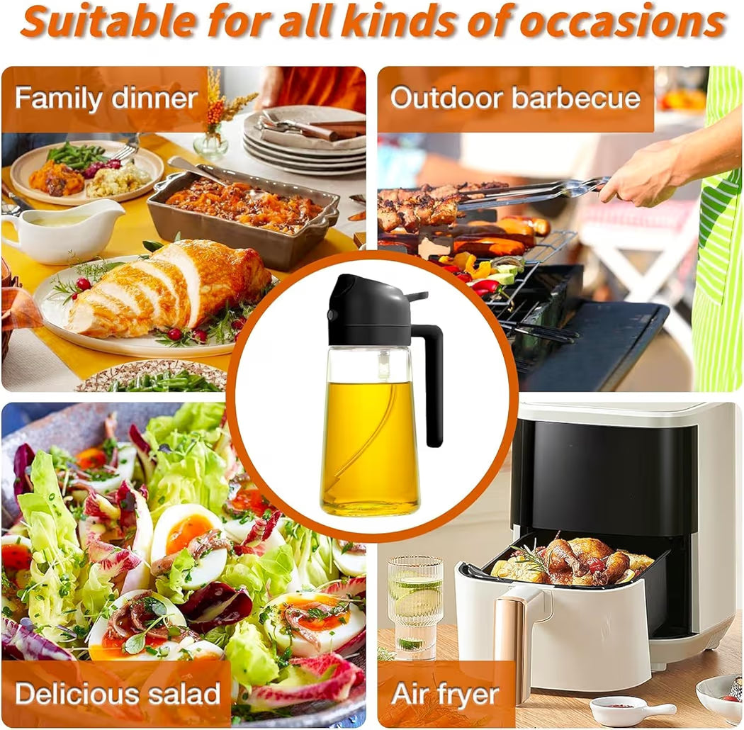 2-in-1 Oil Dispenser & Sprayer