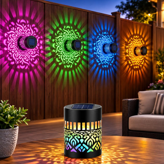 7 Color Changing LED Outdoor Projector Lamp