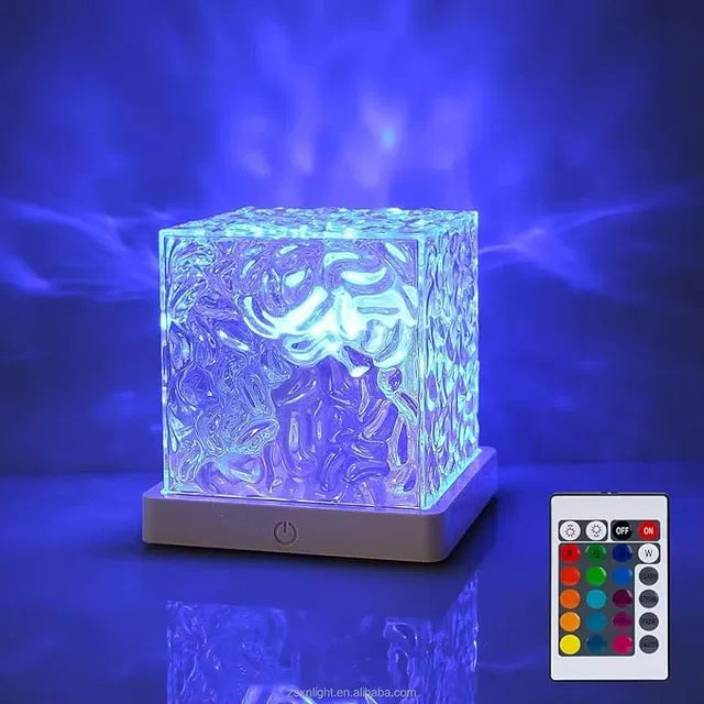 🌊 3D Water Ripple LED Night Light