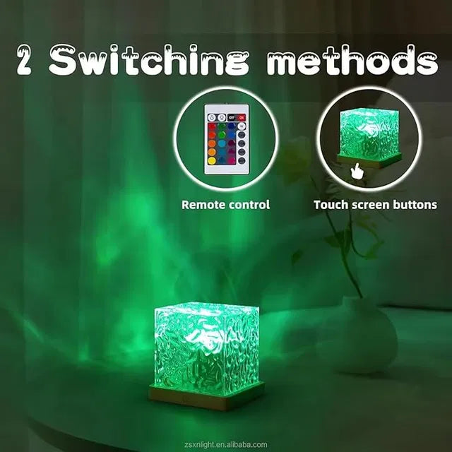 🌊 3D Water Ripple LED Night Light