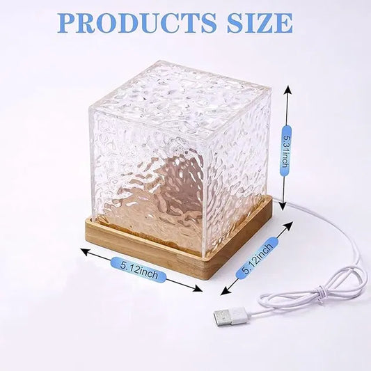 🌊 3D Water Ripple LED Night Light