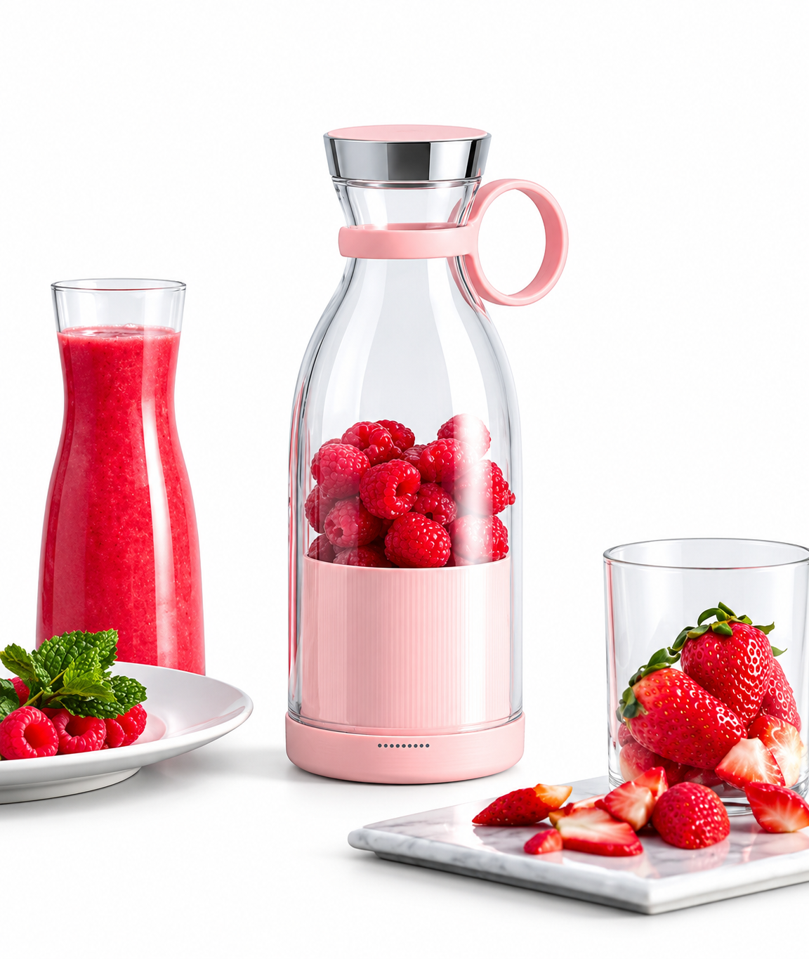 Portable USB Rechargeable Mini Blender – Personal Smoothie & Juice Maker