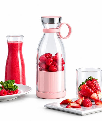 Portable USB Rechargeable Mini Blender – Personal Smoothie & Juice Maker