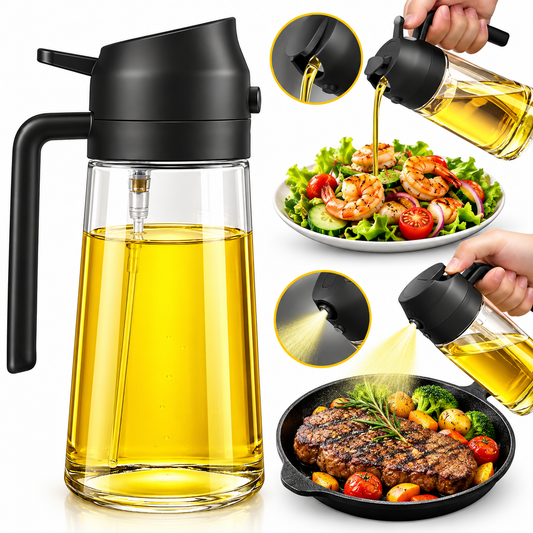 2-in-1 Oil Dispenser & Sprayer